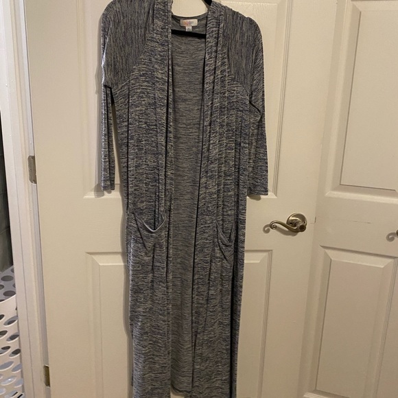 Lularoe Heathered Blue Sarah XL - Picture 1 of 2